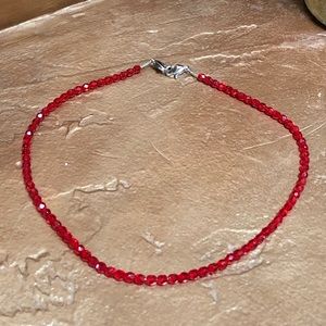 Valentine’s Day Gift Czech Glass Choker